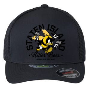 Staten Island Killer Bees Flexfit Unipanel Trucker Cap