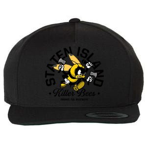 Staten Island Killer Bees Wool Snapback Cap