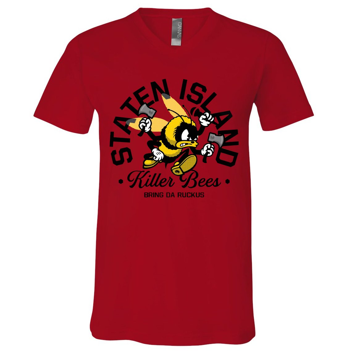 Staten Island Killer Bees V-Neck T-Shirt