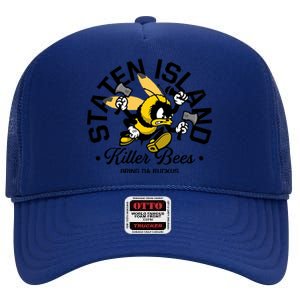 Staten Island Killer Bees High Crown Mesh Back Trucker Hat