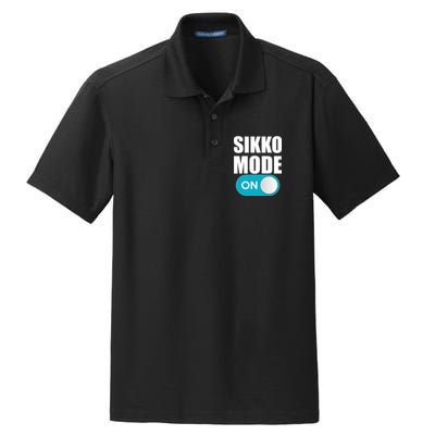 Sikko Mode On Funny Meme Dry Zone Grid Polo