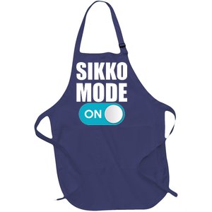 Sikko Mode On Funny Meme Full-Length Apron With Pockets