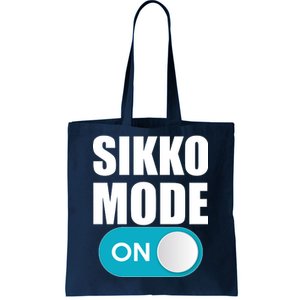 Sikko Mode On Funny Meme Tote Bag