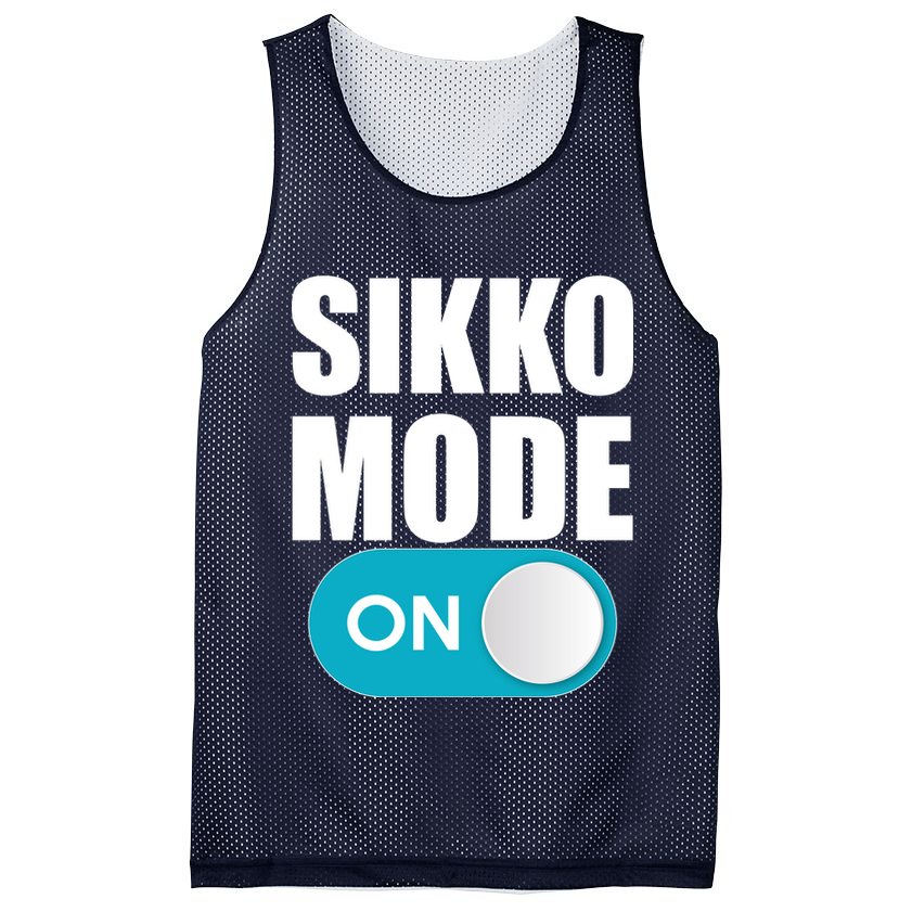 Sikko Mode On Funny Meme Mesh Reversible Basketball Jersey Tank