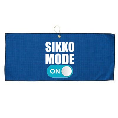 Sikko Mode On Funny Meme Large Microfiber Waffle Golf Towel