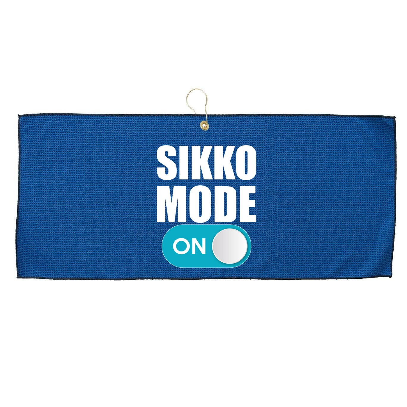 Sikko Mode On Funny Meme Large Microfiber Waffle Golf Towel