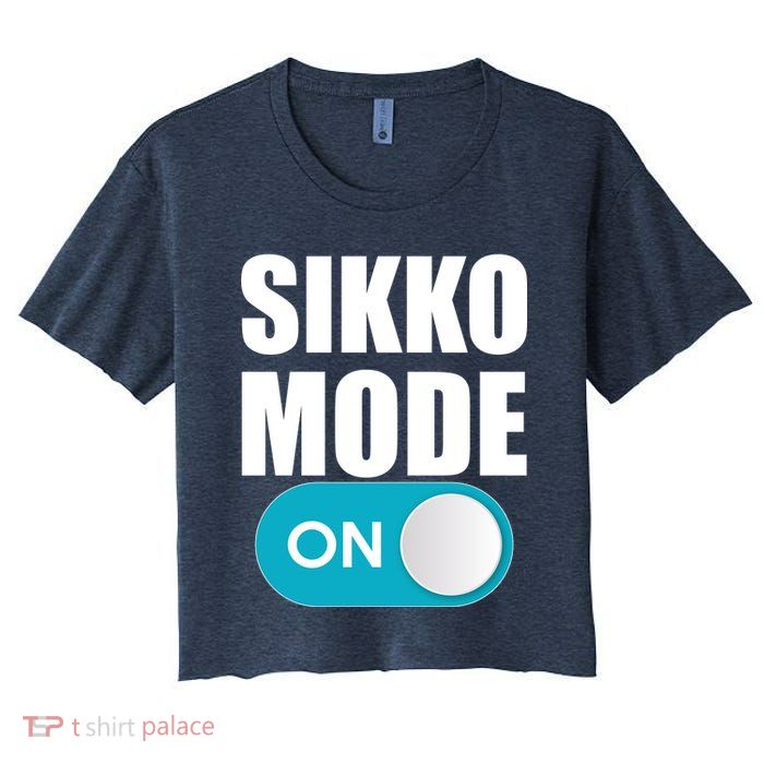 Sikko Mode On Funny Meme Crop Top