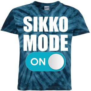 Sikko Mode On Funny Meme Kids Tie-Dye T-Shirt