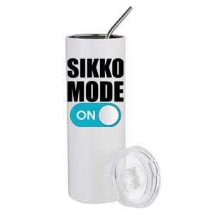 Sikko Mode On Funny Meme Stainless Steel Tumbler