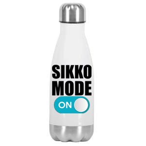 Sikko Mode On Funny Meme Stainless Steel Insulated Water Bottle