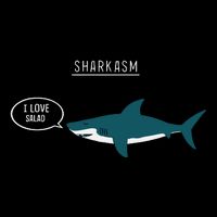 Sharkasm I Love Salad Cooling Performance Crew T-Shirt