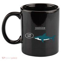Sharkasm I Love Salad 11oz C Handle Ceramic Mug