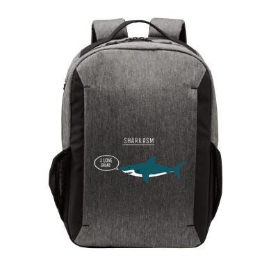 Sharkasm I Love Salad Vector Backpack