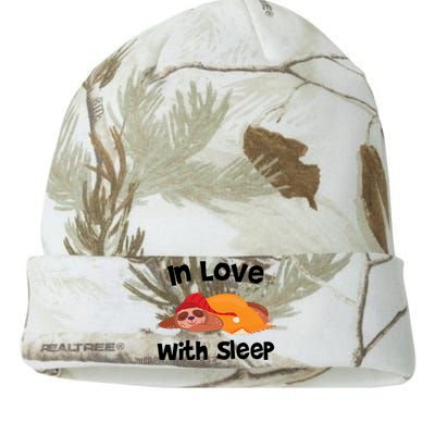 Sloth In Love With Sleep Kati Licensed 12" Camo Beanie