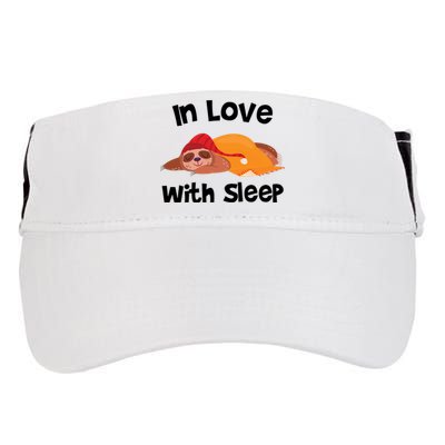 Sloth In Love With Sleep Adult Drive Performance Visor