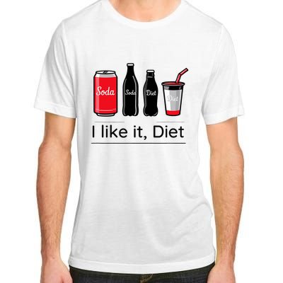 Soda I Like It Diet Essentials Morning Beverage Love Adult ChromaSoft Performance T-Shirt