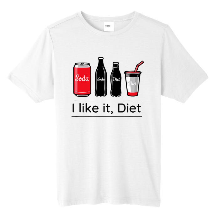 Soda I Like It Diet Essentials Morning Beverage Love Tall Fusion ChromaSoft Performance T-Shirt