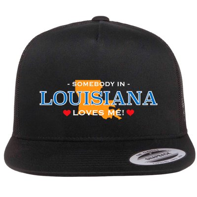 Someone In Louisiana Loves Me Adorable Gift Flatbill Hat