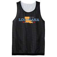 Someone In Louisiana Loves Me Adorable Gift Mesh Reversible Basketball Jersey Tank