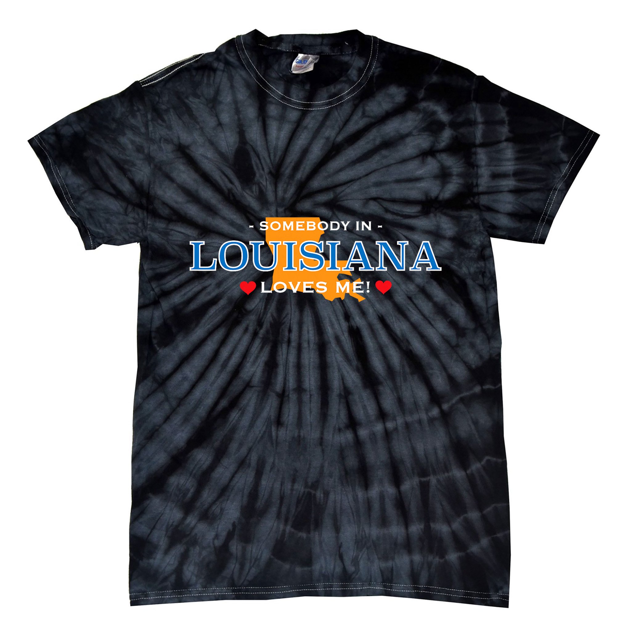 Someone In Louisiana Loves Me Adorable Gift Tie-Dye T-Shirt