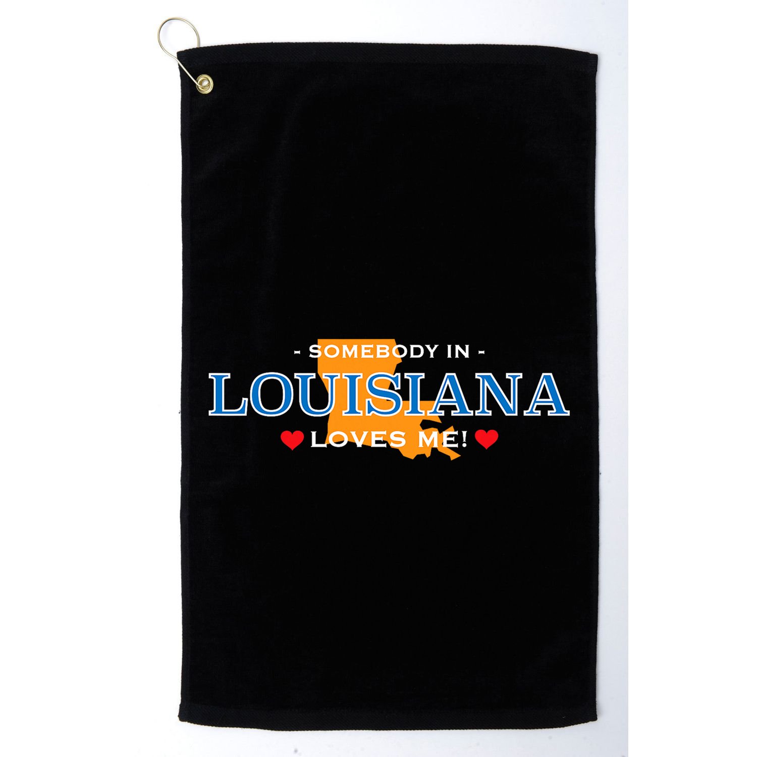 Someone In Louisiana Loves Me Adorable Gift Golf Towel