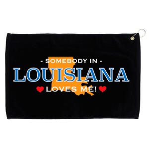 Someone In Louisiana Loves Me Adorable Gift Grommeted Golf Towel