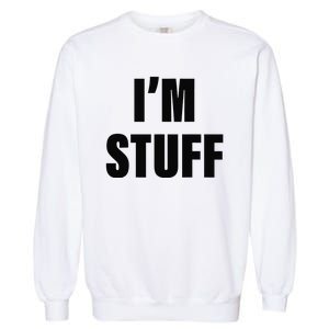 Sorry I'm Late, I Was Doing Stuff Funny Couples Garment-Dyed Sweatshirt