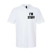 Sorry I'm Late, I Was Doing Stuff Funny Couples Softstyle Adult Sport Polo