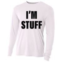 Sorry I'm Late, I Was Doing Stuff Funny Couples Cooling Performance Long Sleeve Crew