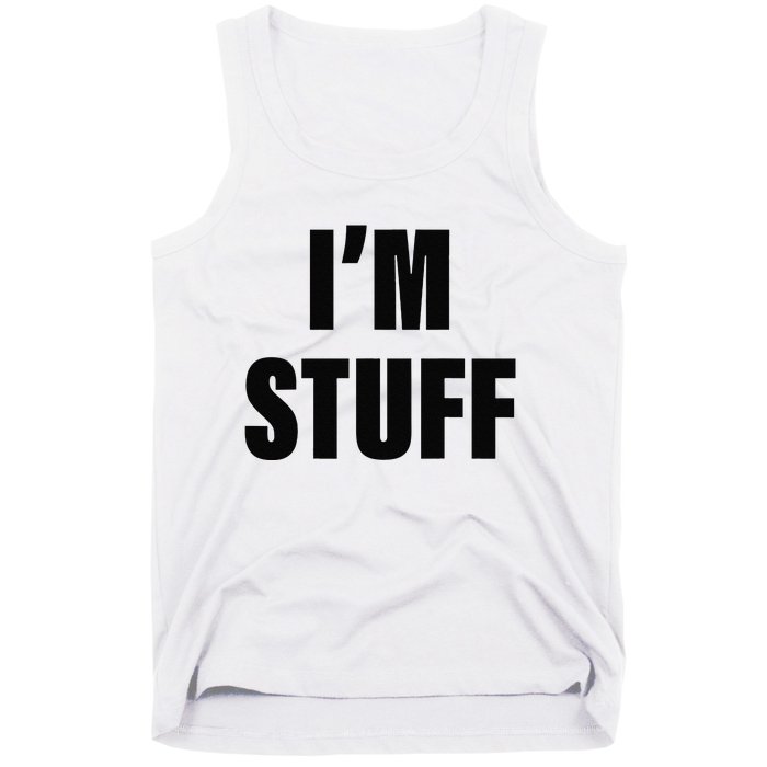 Sorry I'm Late, I Was Doing Stuff Funny Couples Tank Top