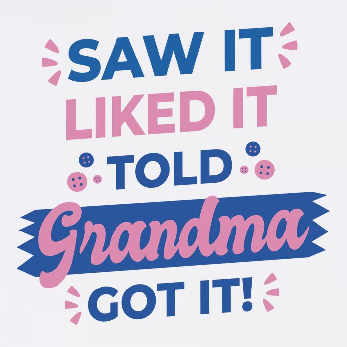 Saw It Liked It Told Grandma Got It Funny Gift Adult Drive Performance Visor
