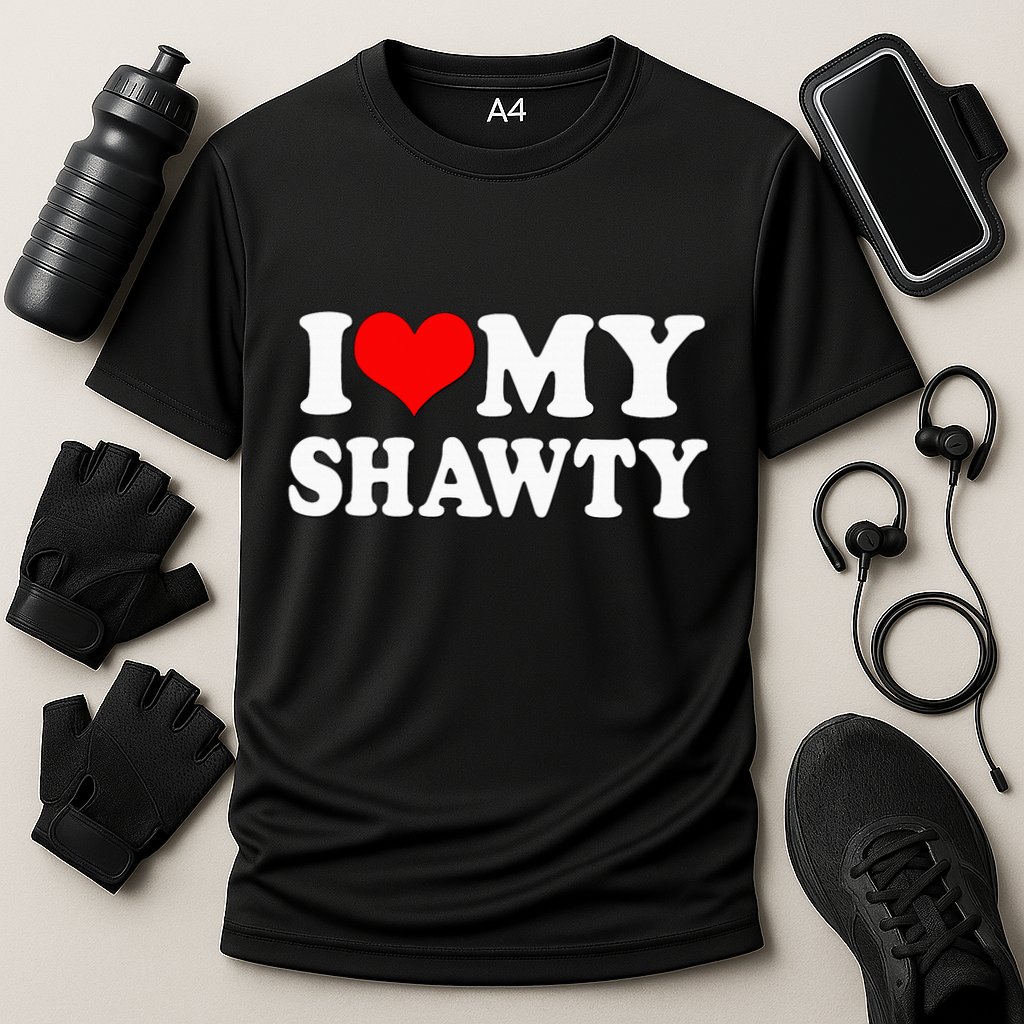 Shawty I Love My Shawty I Heart My Shawty Retro Shawty Cooling Performance Crew T-Shirt