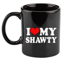 Shawty I Love My Shawty I Heart My Shawty Retro Shawty 11oz C Handle Ceramic Mug