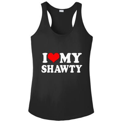 Shawty I Love My Shawty I Heart My Shawty Retro Shawty Ladies PosiCharge Competitor Racerback Tank