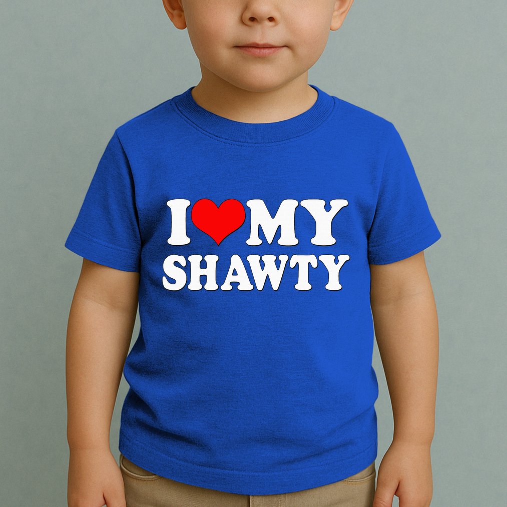 Shawty I Love My Shawty I Heart My Shawty Retro Shawty Toddler T-Shirt