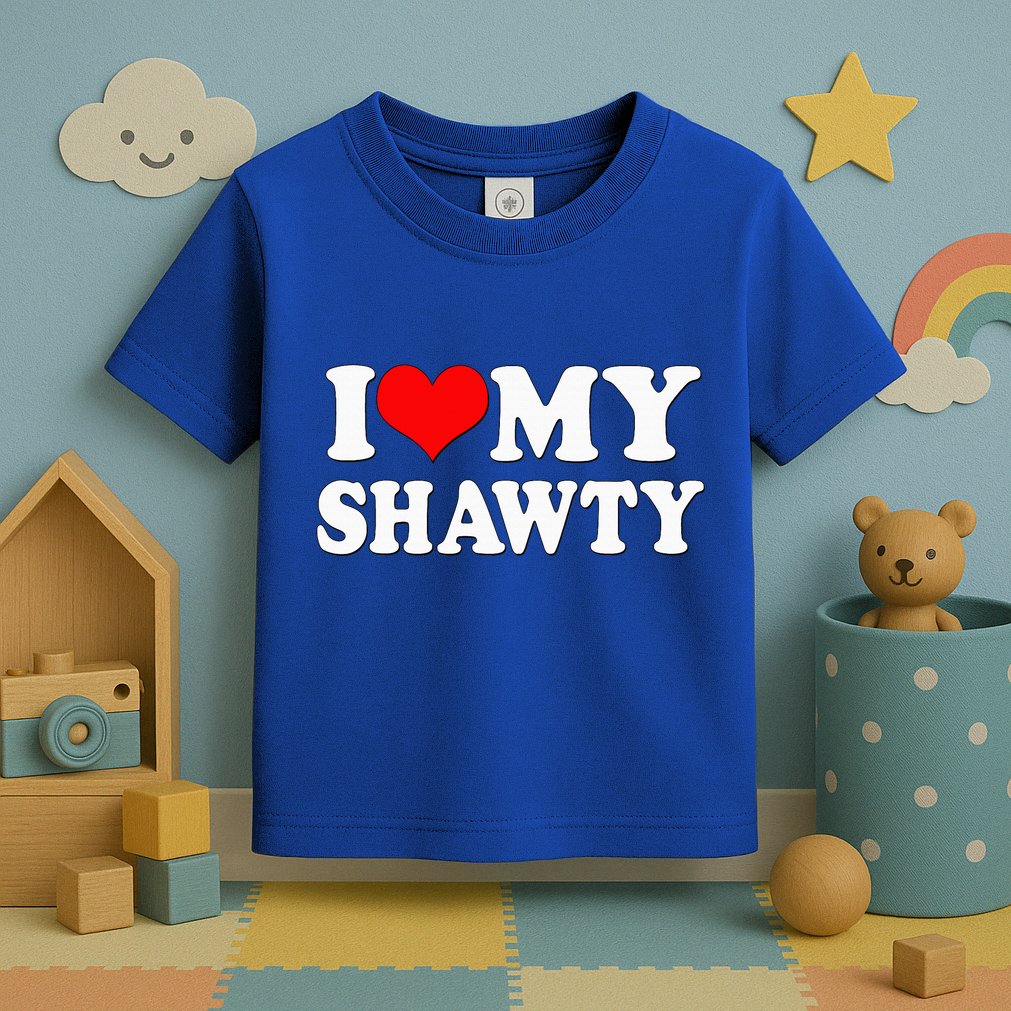 Shawty I Love My Shawty I Heart My Shawty Retro Shawty Toddler T-Shirt