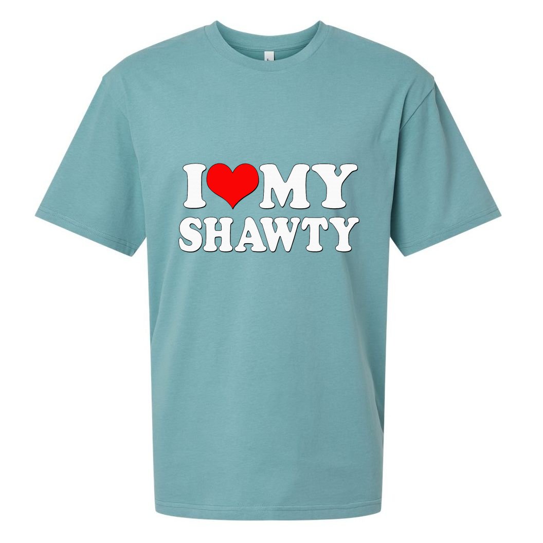 Shawty I Love My Shawty I Heart My Shawty Retro Shawty Sueded Cloud Jersey T-Shirt