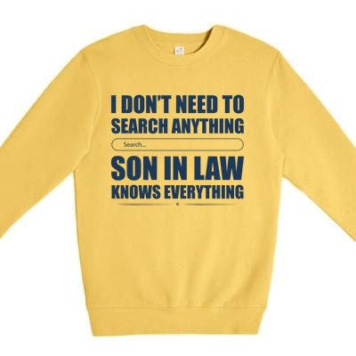 Son In Law Premium Crewneck Sweatshirt