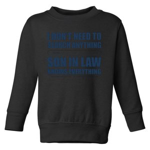 Son In Law Toddler Sweatshirt