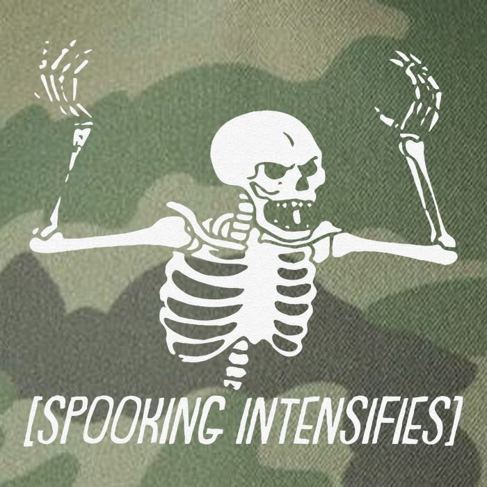 Spooking Intensifies Lazy Halloween Costume Spooky Skeleton Legacy Tie Dye Trucker Hat