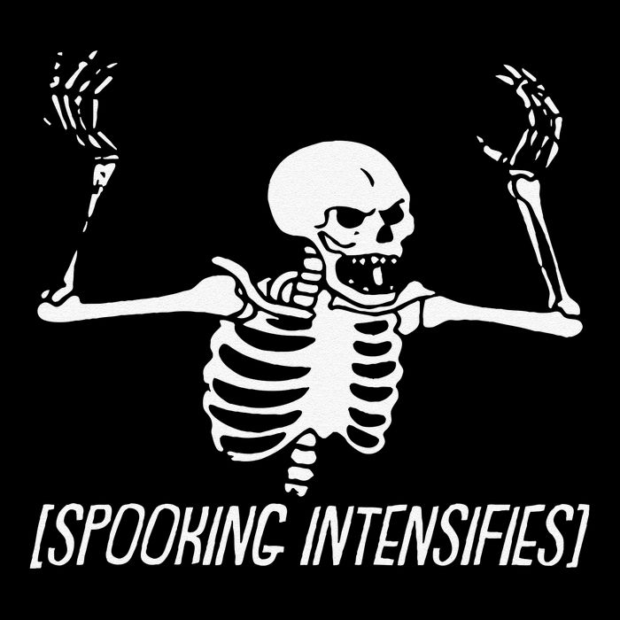 Spooking Intensifies Lazy Halloween Costume Spooky Skeleton Flexfit Unipanel Trucker Cap