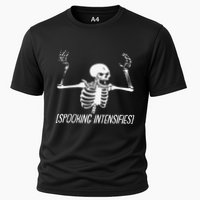Spooking Intensifies Lazy Halloween Costume Spooky Skeleton Performance Shirt