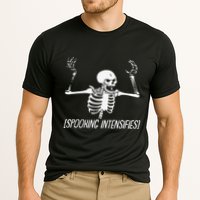 Spooking Intensifies Lazy Halloween Costume Spooky Skeleton Performance Shirt