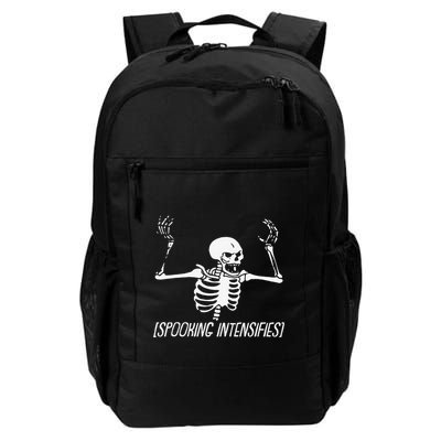 Spooking Intensifies Lazy Halloween Costume Spooky Skeleton Backpack