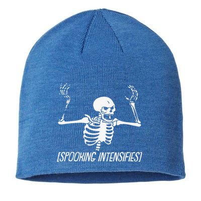 Spooking Intensifies Lazy Halloween Costume Spooky Skeleton Sustainable Beanie