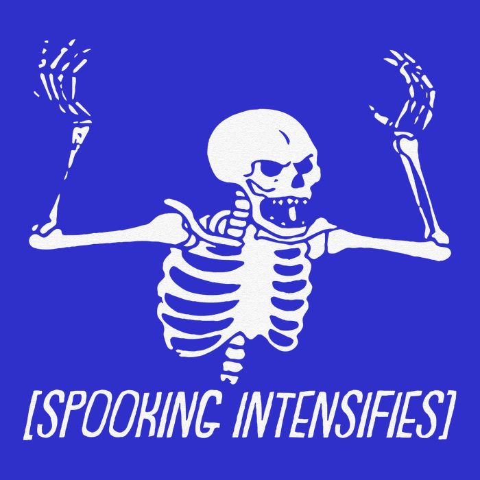 Spooking Intensifies Lazy Halloween Costume Spooky Skeleton Short Acrylic Beanie