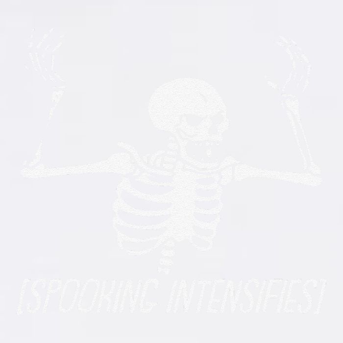 Spooking Intensifies Lazy Halloween Costume Spooky Skeleton Garment-Dyed Sweatshirt