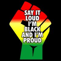Say It Loud Im Black And Im Proud African American Pride Gift Baby Bodysuit