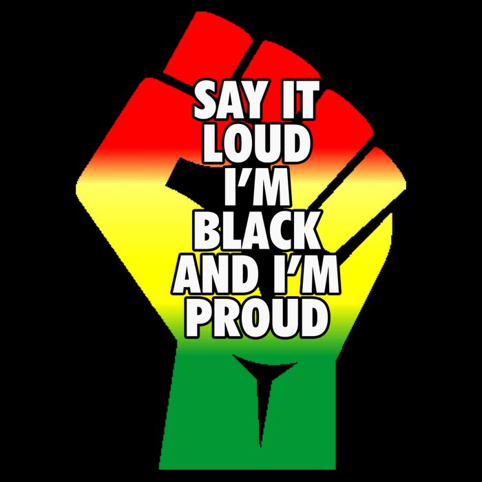 Say It Loud Im Black And Im Proud African American Pride Gift Baby Bodysuit