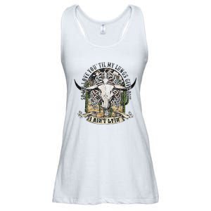 So I'll Love You Till My Lungs Give Out I Ain't Lyin Western Ladies Essential Flowy Tank